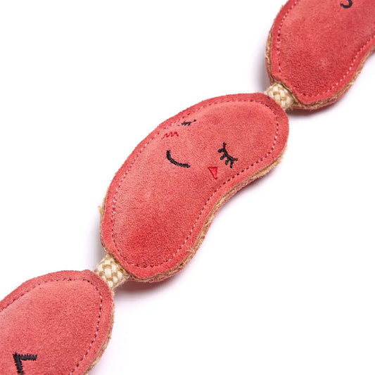 Green and Wild's The Sizzle Sisters suède hondenspeeltje