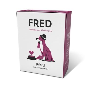 FRED Paard en zoete aardappel natuurlijk natvoer hond 190 gram