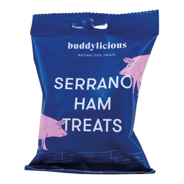 Buddylicious Serranoham zachte trainers 100 gram