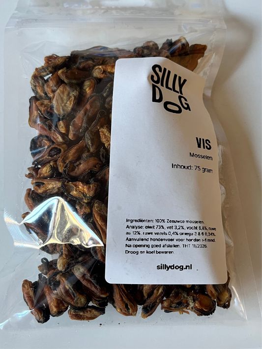 Mosselen gedroogd 75 gram