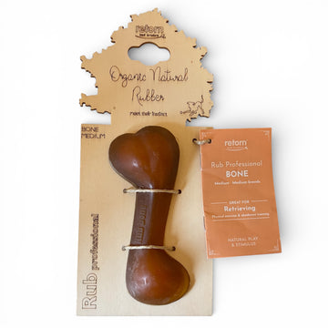 Retorn natuurlijk bot hondenspeelgoed van hars S & M