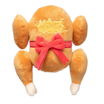 Fuzzyard Let's get Basted kip S en L hondenspeeltje