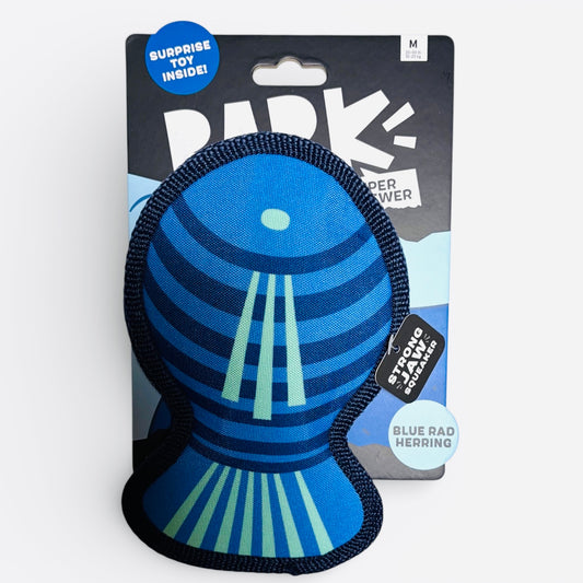Bark Blue Rad Herring super chew hondenspeeltje 27 cm
