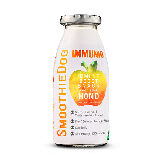 SmoothieDog Immunio rund fruit groente likbare hondensnack 250 ml