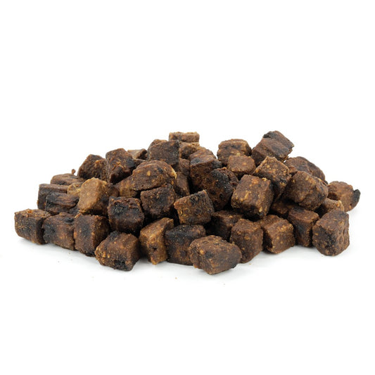 Bloom Lam Kip Vis Mini superfood bites natuurlijke trainingssnoepjes hond 150 gram