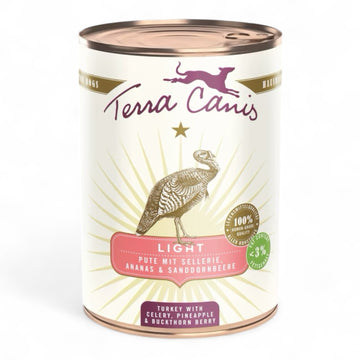 Terra Canis Light Kalkoen selderij ananas natuurlijk natvoer hond 400 gram