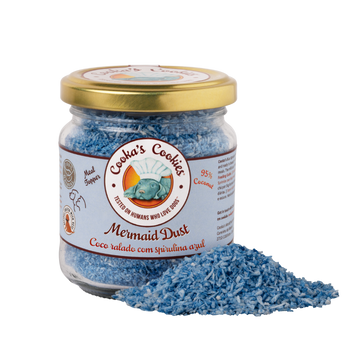 Cooka’s Cookies Mermaid Dust kokos Maaltijdtopper hond 65 gram