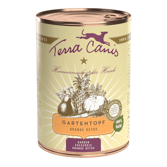 Terra Canis natuurlijk natvoer hond Gartentopf Orange Detox 400 gram