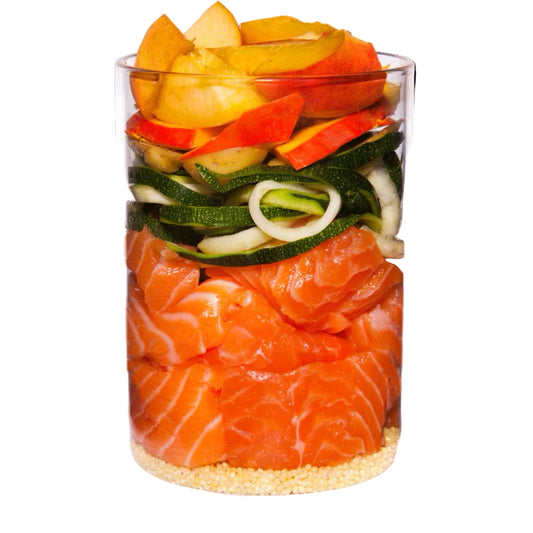 Terra Canis Classic Zalm gierst perzik natuurlijk natvoer hond 400 gram