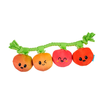 Bark Hairloom Tomatoes hondenspeeltje met pieper 33 cm