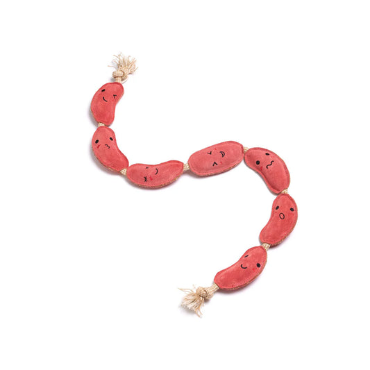 Green and Wild's The Sizzle Sisters suède hondenspeeltje