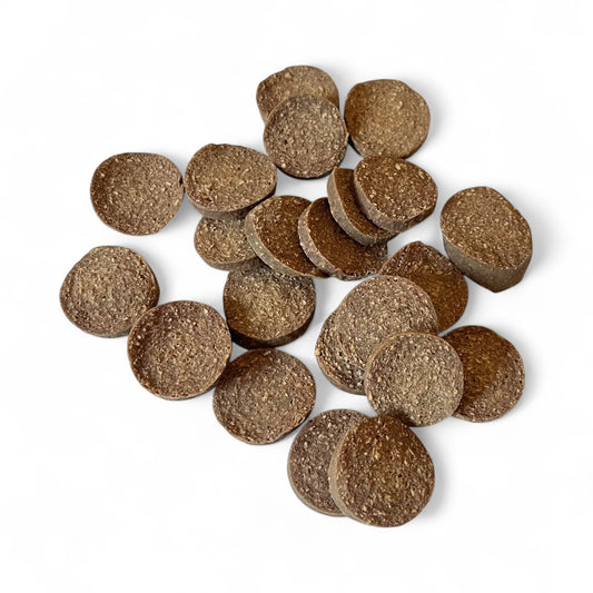 Hundejause Smoky Chicken salami plakjes natuurlijke trainingssnoepjes hond 100 gram