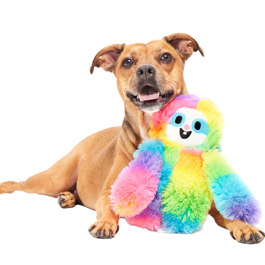 BARK Good Vibes Gary luiaard hondenspeeltje met pieper 33 cm