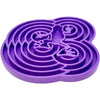 Sodapup slowfeeder etray hond Water Frog paars 20 x 20 cm