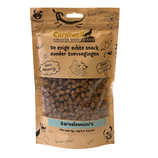 Carniwell garnalen mini blokjes trainingssnacks 200 gram