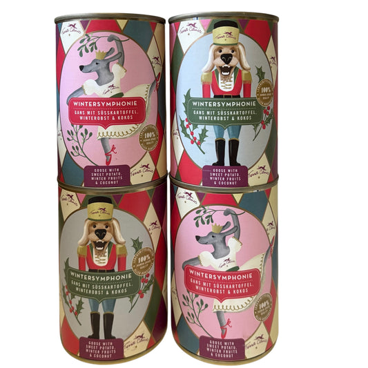 Terra Canis Wintersymphonie gans, winterfruit zoete aardappel natuurlijk natvoer hond 400 gram