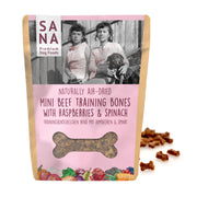 Sanadog rund frambozen spinazie trainingssnacks 100 gram