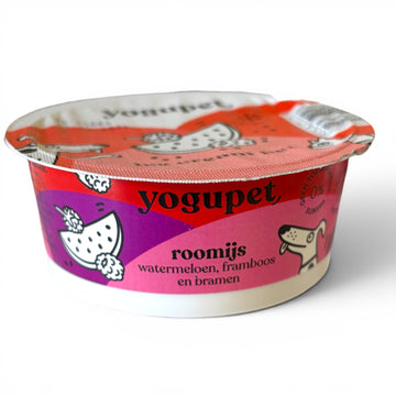 Yogupet hondenyoghurt watermeloen framboos bramen 110 g