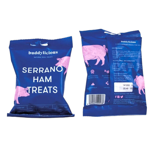 Serrano ham snacks 73% vlees Buddylicious