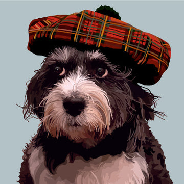 Pooch and hat