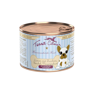 Terra Canis natuurlijk natvoer Puppy Menu lam 200 gram