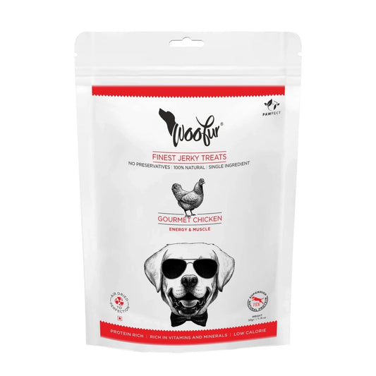 Woofur natuurlijke hondensnoepjes gourmet kip 50 gram