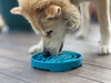 Sodapup slowfeeder hond Baja shallow lichtblauw  20 x 3,6 cm