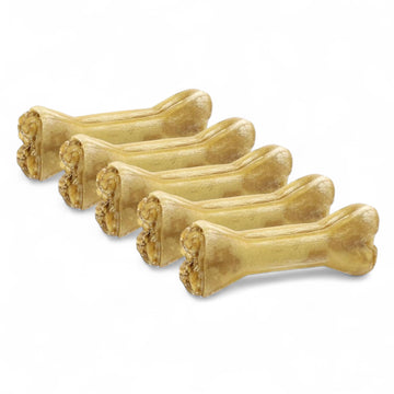 Dogboss runderhuid met superfoods kauwbot natuurlijke kauwsnack hond 12, 17 en 22 cm