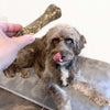Dogboss hertenhuid kauwbot voor puppy en senior natuurlijke kauwsnack hond 12 en 17 cm