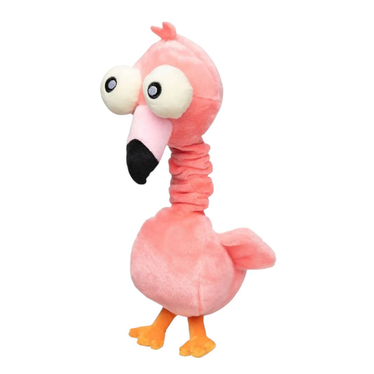 Fuzzyard Neck Minnit  Neckole the Flamingo hondenspeeltje