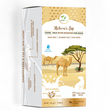 Pawfect Kamelenmelk naturel gedroogd natuurlijk voedingssupplement hond 150 gram