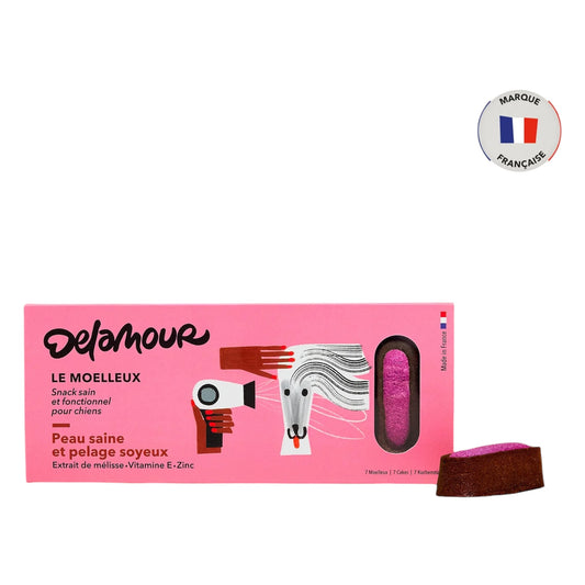 Delamour Le Moelleux Zachte Vacht natuurlijke snack hond 7 cakes