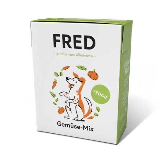 FRED Groente mix natuurlijk natvoer hond 380 gram