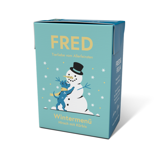 FRED Wintermenu Hert natuurlijk natvoer hond 190 gram
