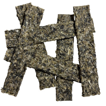 Sn’Urk zalmhuid strips tussendoor snacks 100 gram