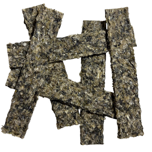 Sn’Urk zalmhuid strips tussendoor snacks 100 gram