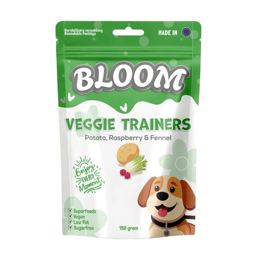 Bloom Veggie aardappel venkel Trainers natuurlijke trainingssnoepjes hond 150 gram