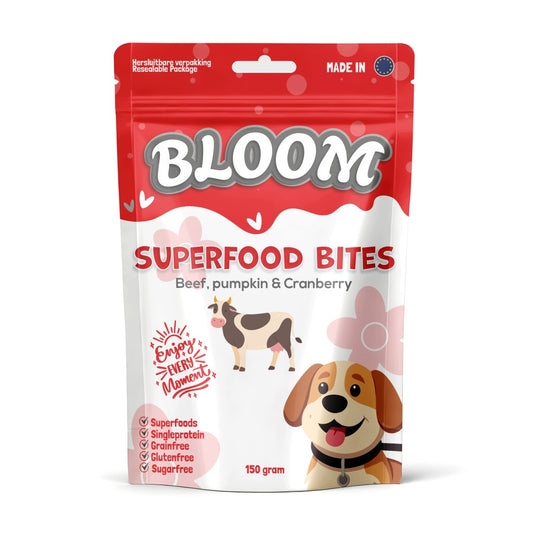 Bloom Superfood Bites rund pompoen tussendoor snack 150 gram