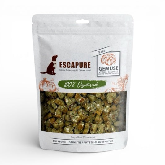 Escapure groente vegetarische trainingssnacks 150 gram