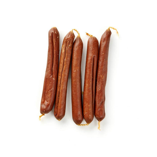 Kauartikel lam bockworst natuurlijke tussendoor snack 100 gram