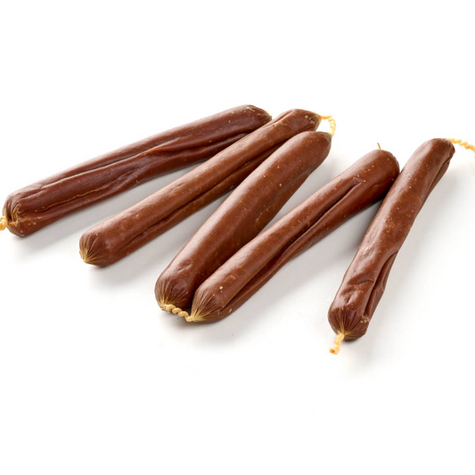 Kauartikel lam bockworst natuurlijke tussendoor snack 100 gram