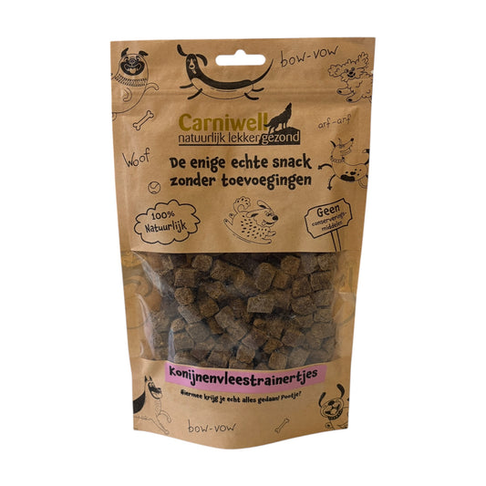 Carniwell konijn trainingssnacks 200 gram