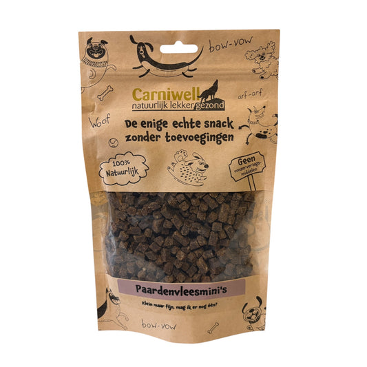 Carniwell paard mini blokjes trainingssnacks 200 gram