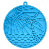 Sodapup likmat hond Sun 'n Sea geel blauw  20 cm