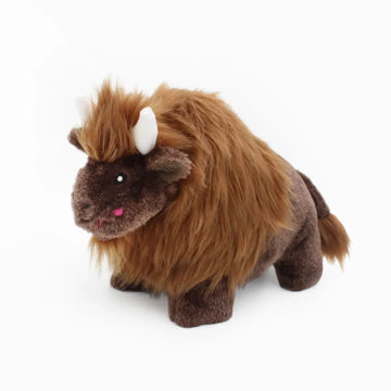 ZippyPaws hondenspeelgoed Wooliez Billie de  Bizon 30 cm