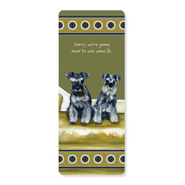 The Little Dog Laughed bladwijzer ID Schnauzers