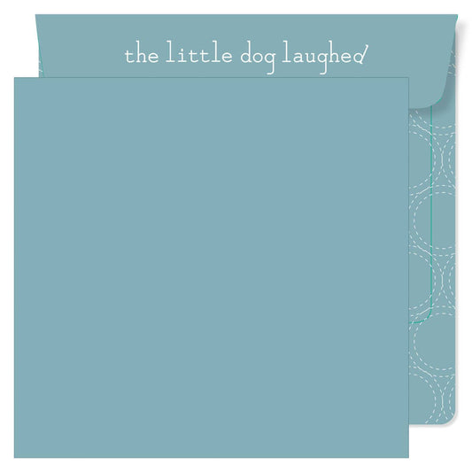 The Little Dog Laughed wenskaart Zack Parsons terriër  15 x 15 cm
