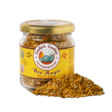 Cooka’s Cookies Bee Magic bijenpollen Maaltijdtopper hond 110 gram
